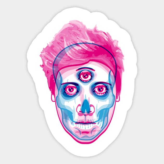 3rd Eye Sticker by Pufahl